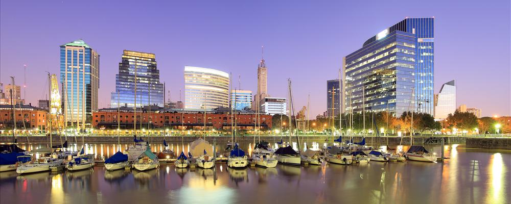 Buenos Aires Cityline at Night